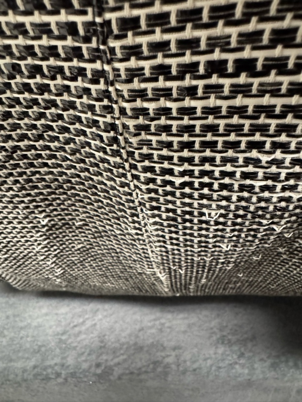 Emporio Armani Black and White Textured Knit Blazer - Picture 11 of 11